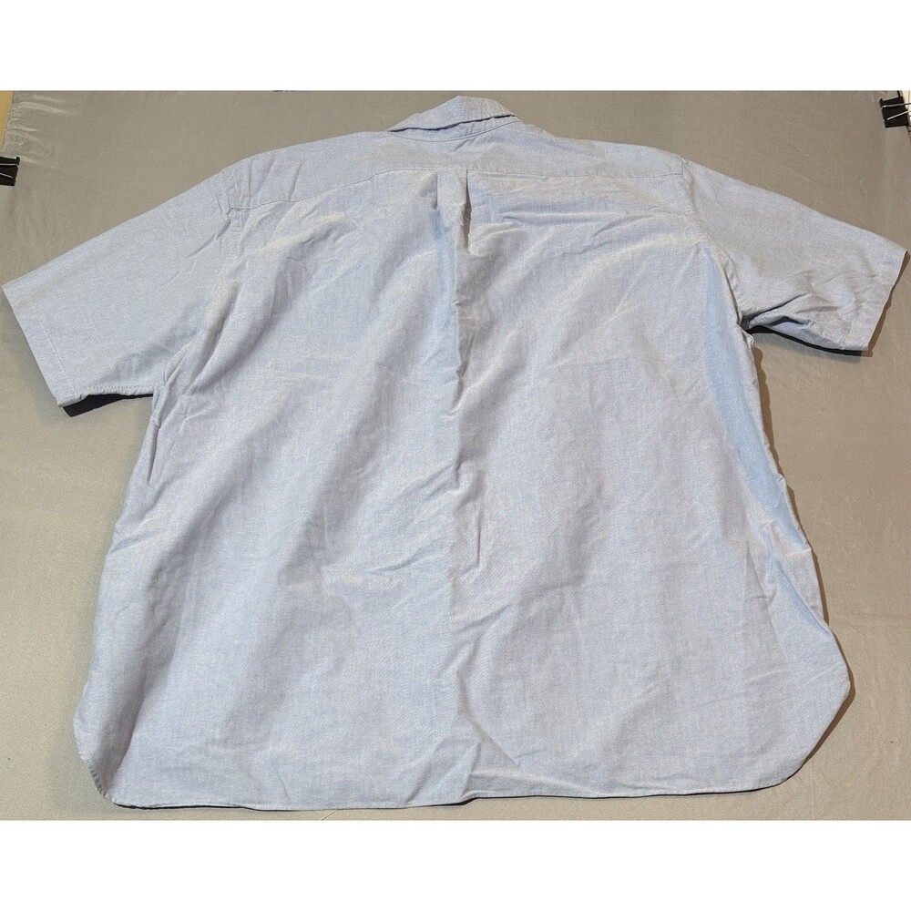 Polo Ralph Lauren Mens Classic Fit Short Sleeve Oxford Shirt 4XLT Blue - Picture 6 of 6